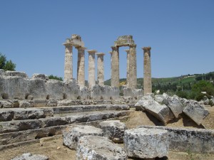 Nemeai Zeusz templom romjai